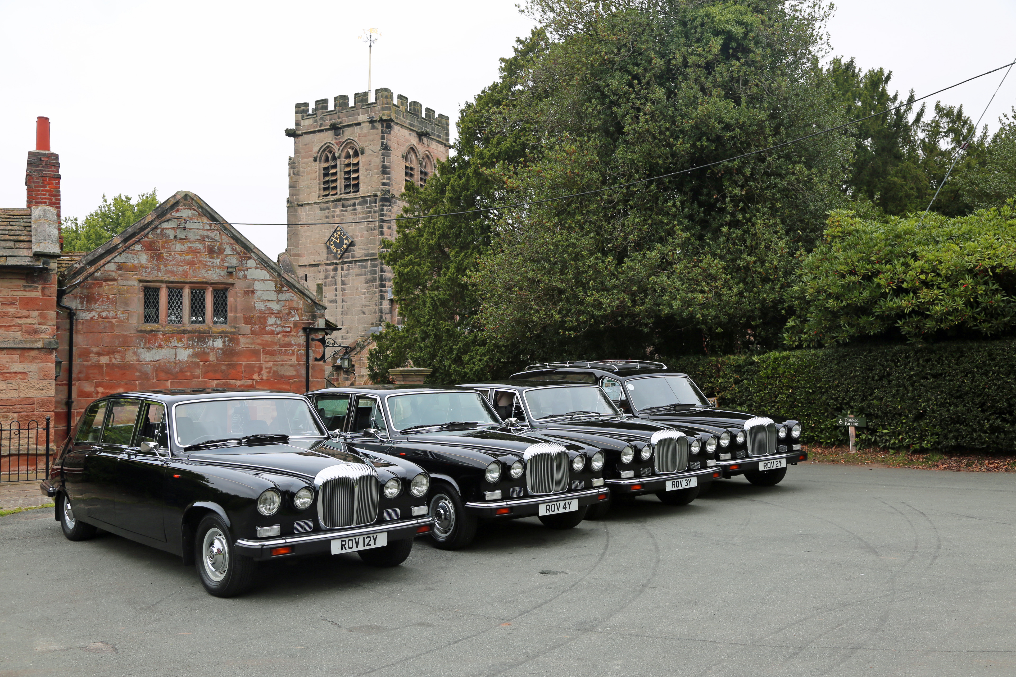 Albert R Slack Ltd Independent funeral director DS420 Daimler vehicles