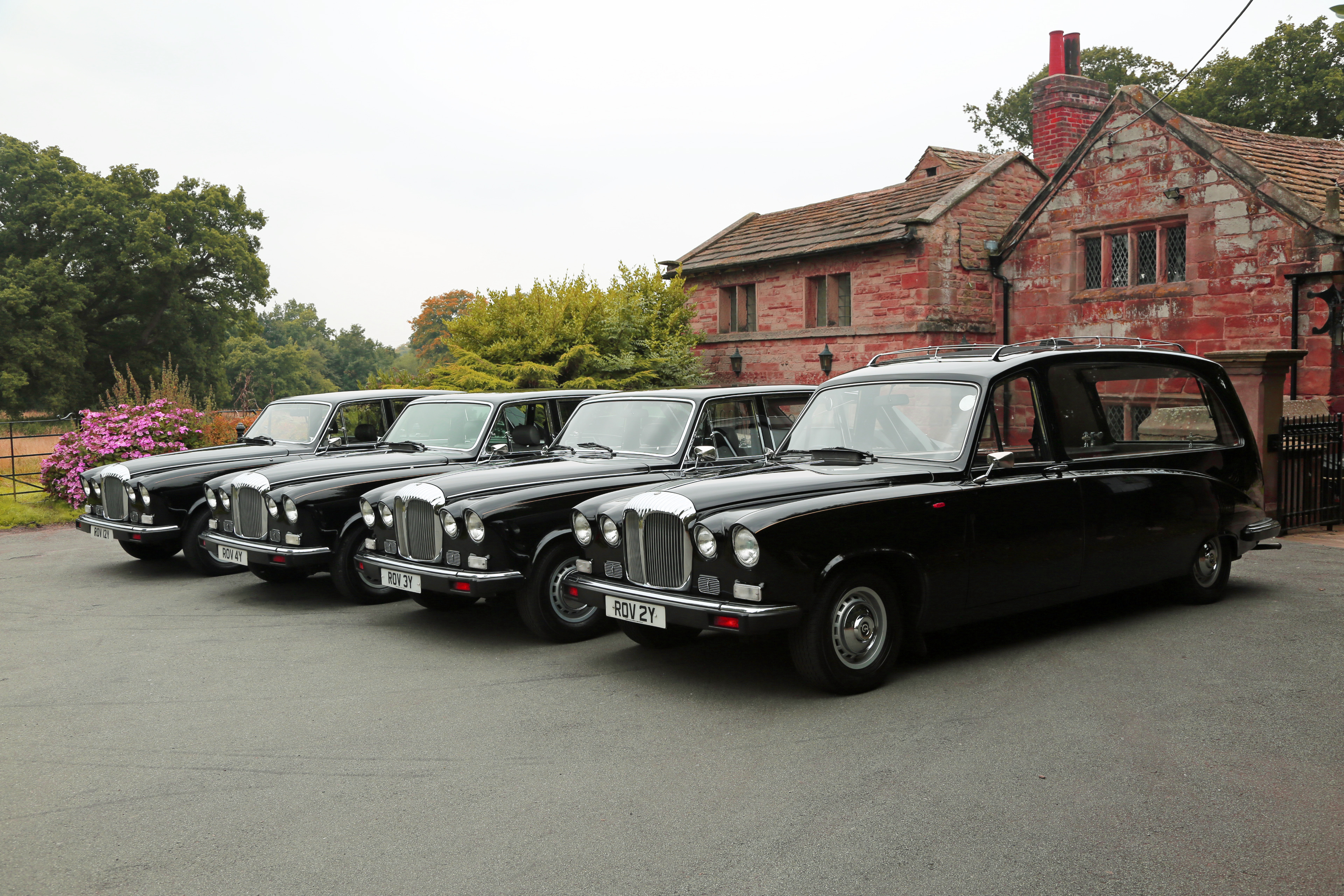 Albert R Slack Ltd Independent funeral director DS420 Daimler vehicles
