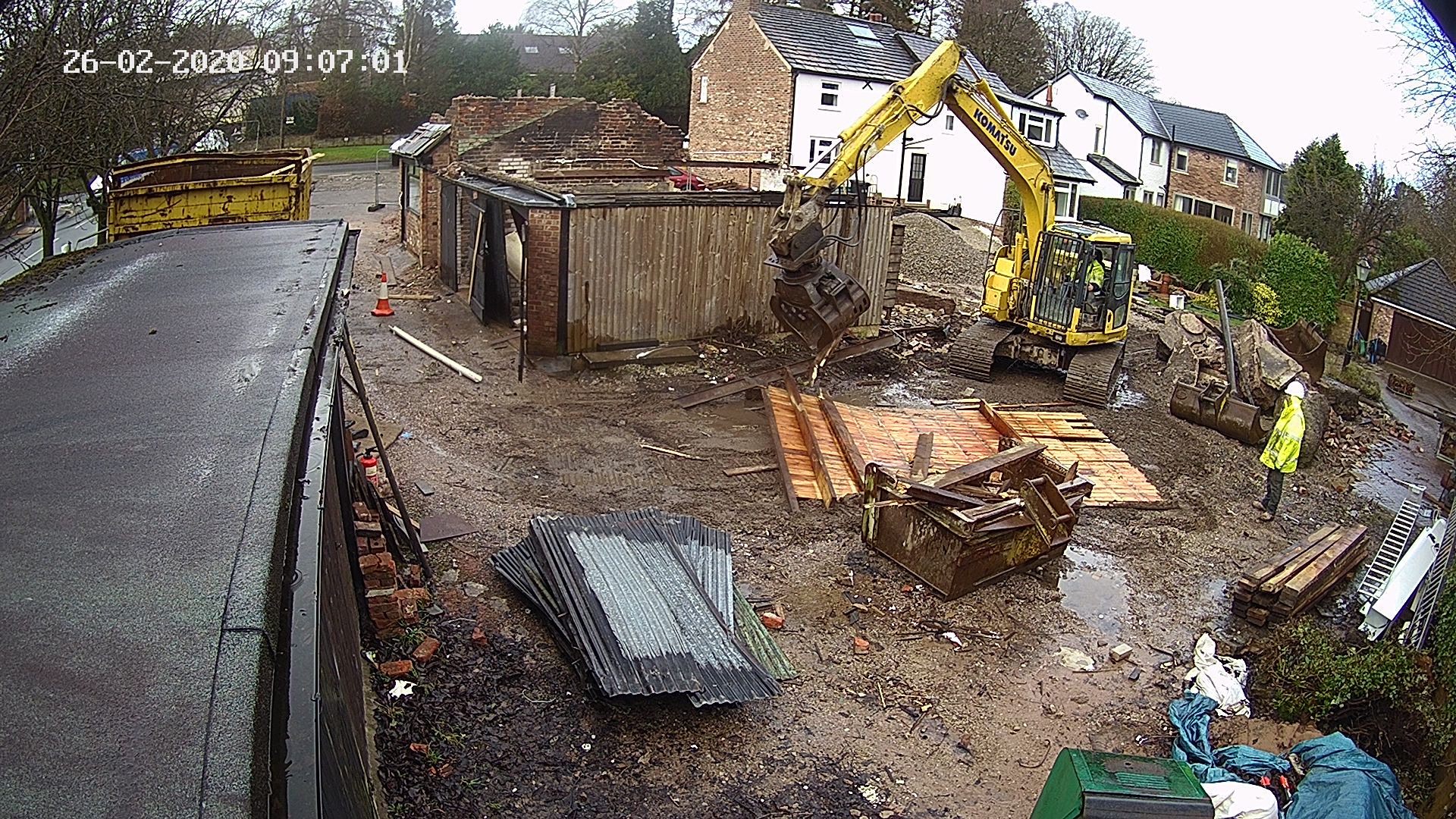Demolition works