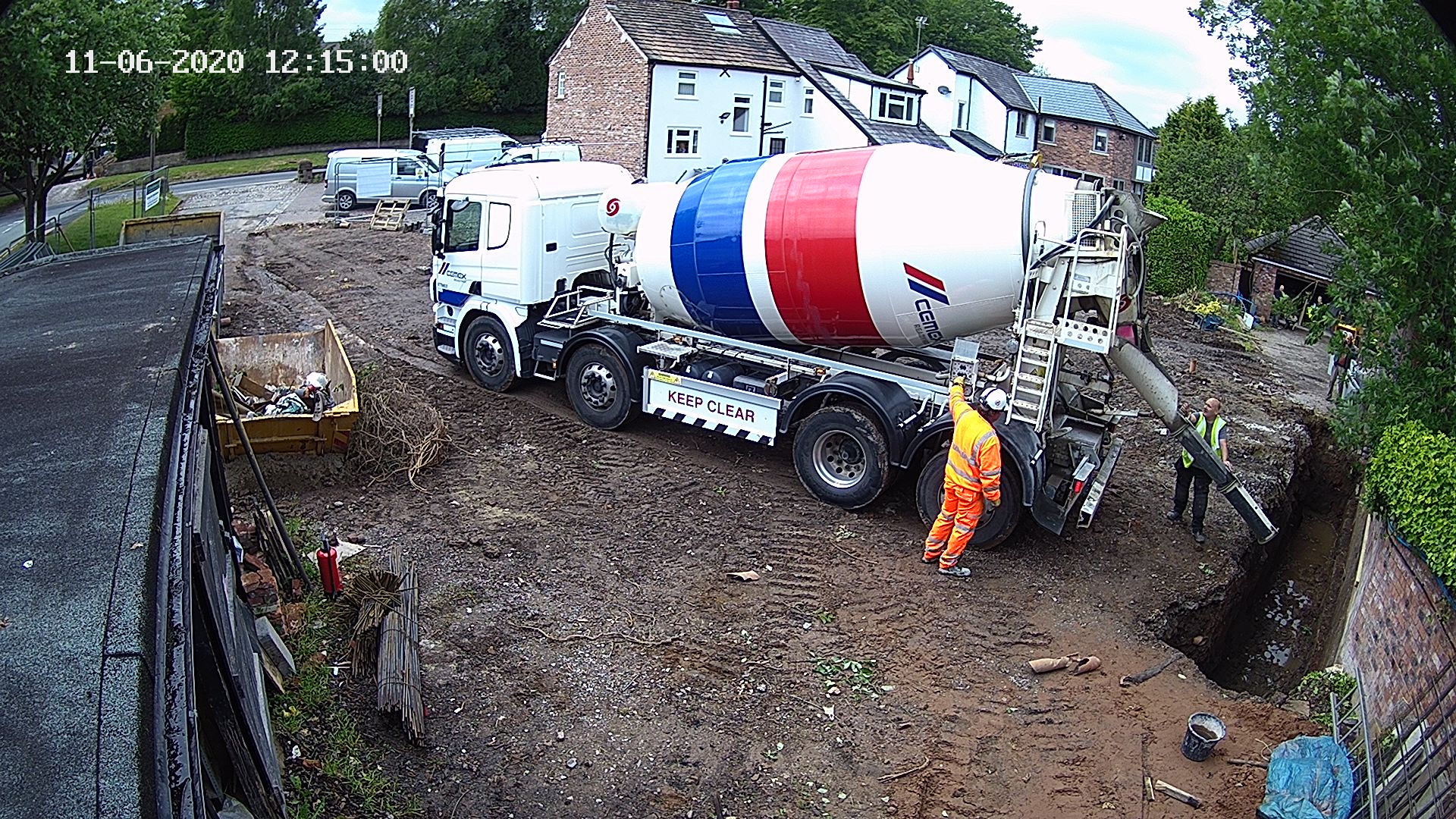 J W Brocklehurst Ltd - First concrete